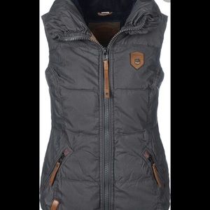 Naketano blue winter vest. Size M. Never worn.